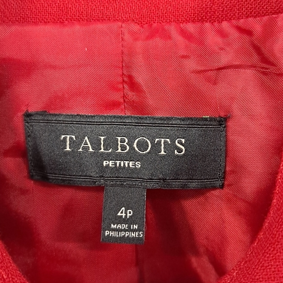 Talbots Wool Jacket Sz 4P - Picture 4 of 5